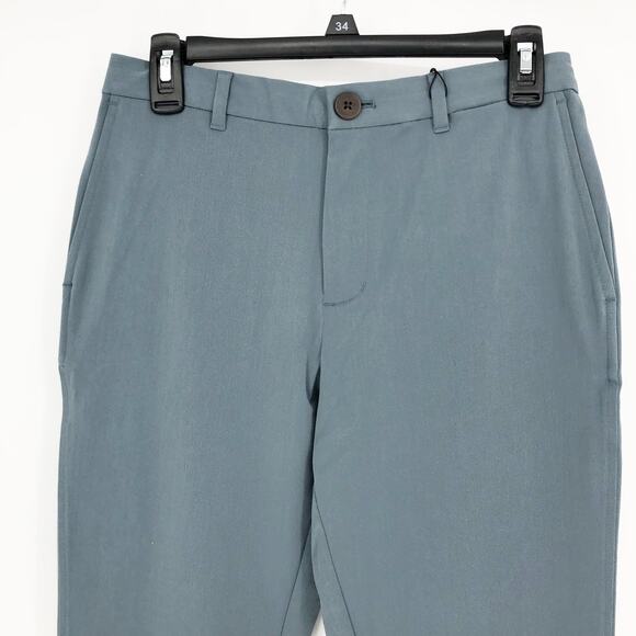 MINISTRY OF SUPPLY Men Pace Chino Pants 36x35 Tall Blue Flat Front NWT - Picture 3 of 10